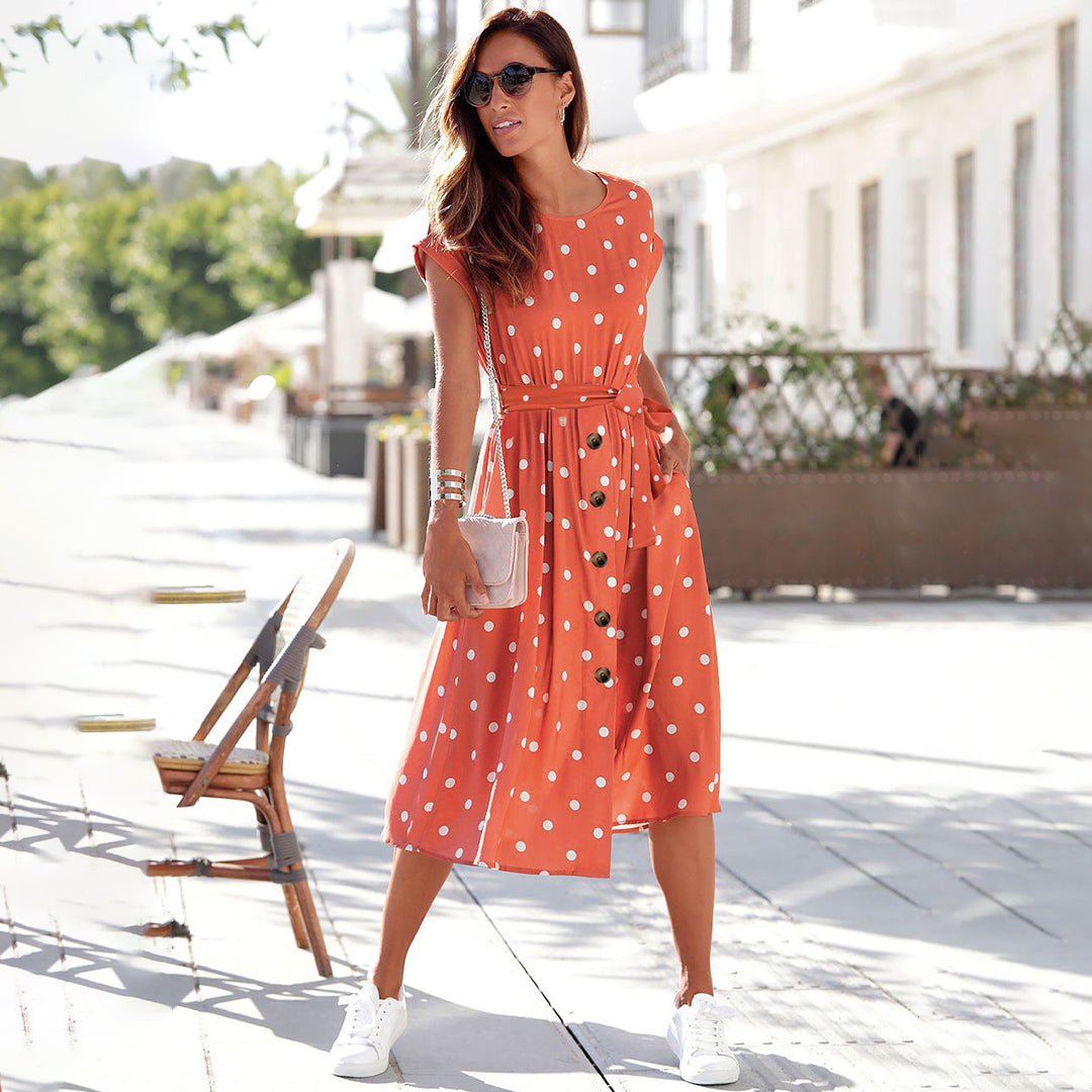 Iara Relaxed Midi Dress for Women Trendy Fashion Pick