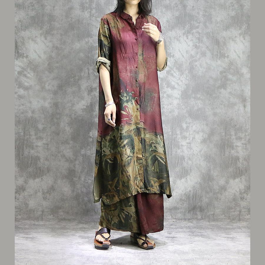 Chiffon Deep V-Neck Cape Sleeve Sheer Layered Oversized Flowy Maxi Gown