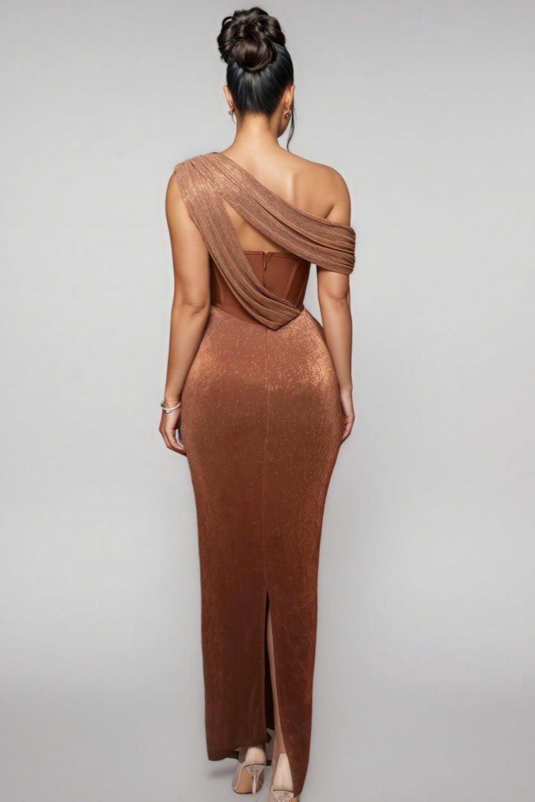 Ente Bandage One Shoulder Midi Dress - View 3