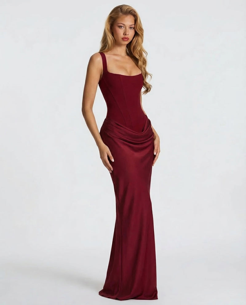 Nadia | Corset Maxi Dress