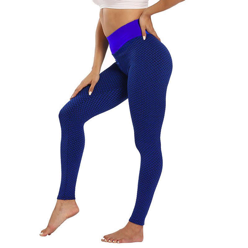 Honeycomb Textured High Waist Scrunch Back Workout Leggings 10