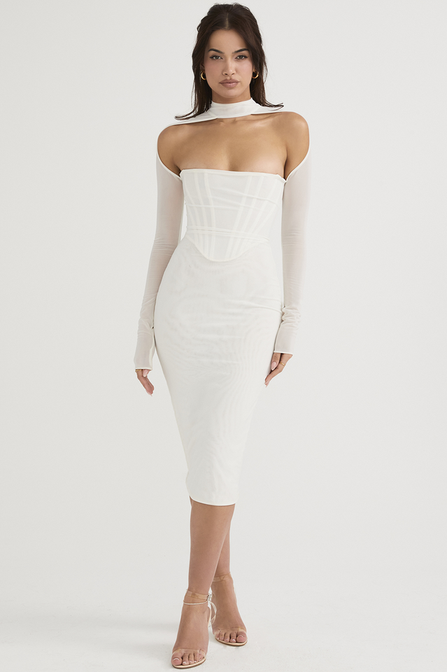 Milarose Mesh Tunic Midi Dress 10