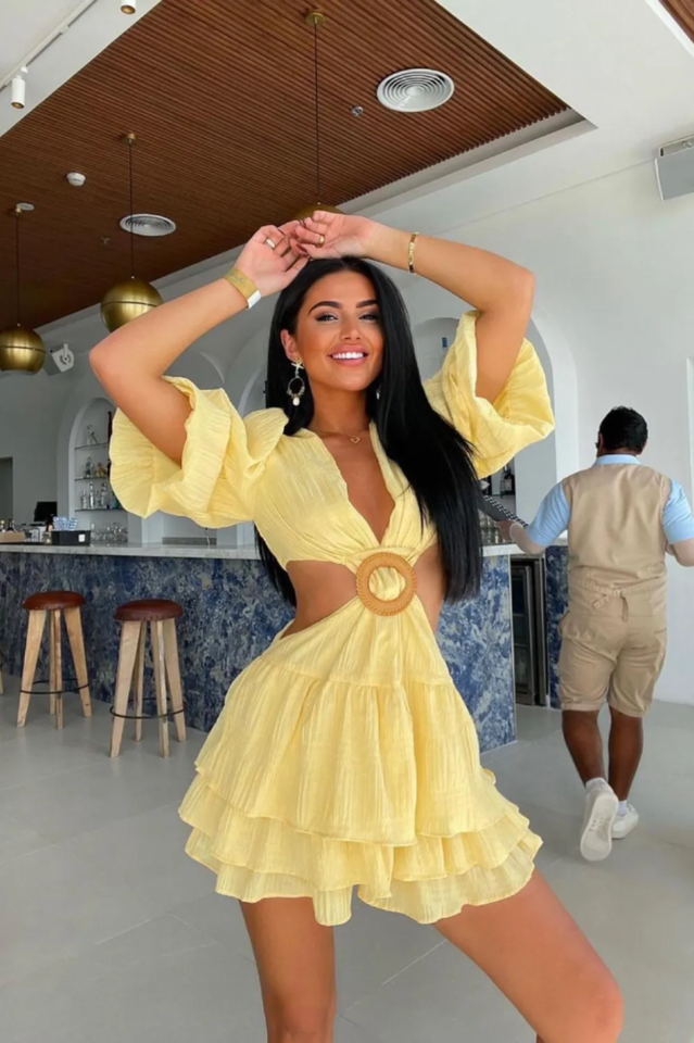 Paloma Puff Sleeve Mini Dress