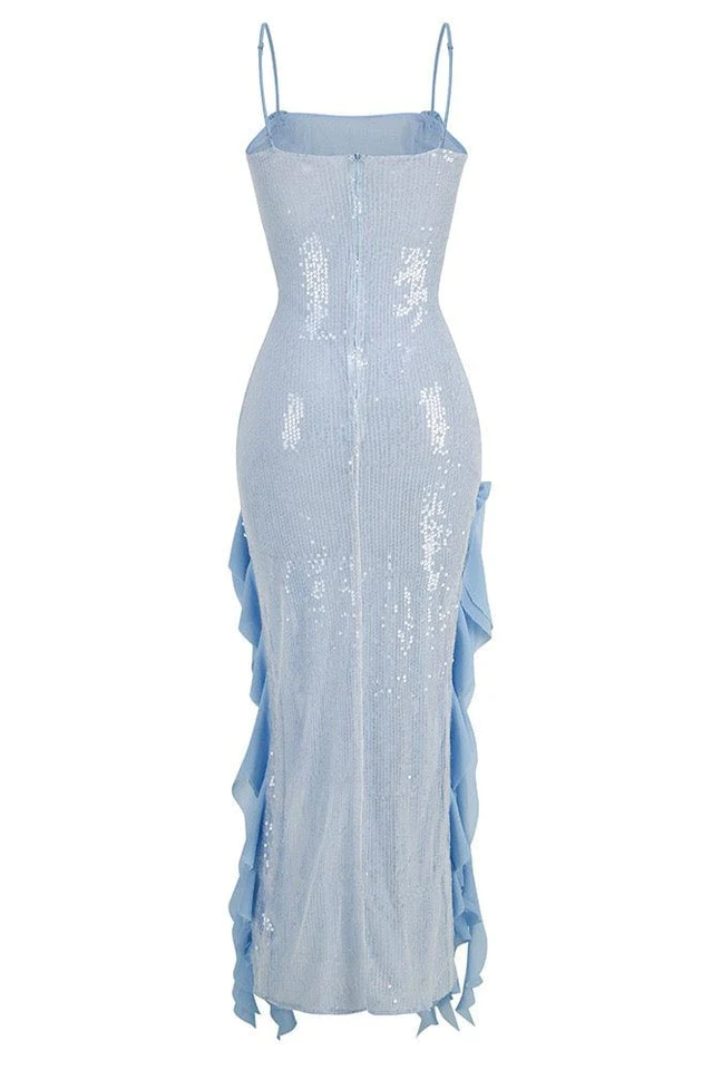 Othniel Sequin Embellished Ruffle Dress