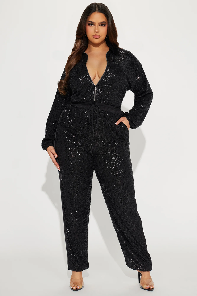 Only Your Sparkle Sequin Jumpsuit