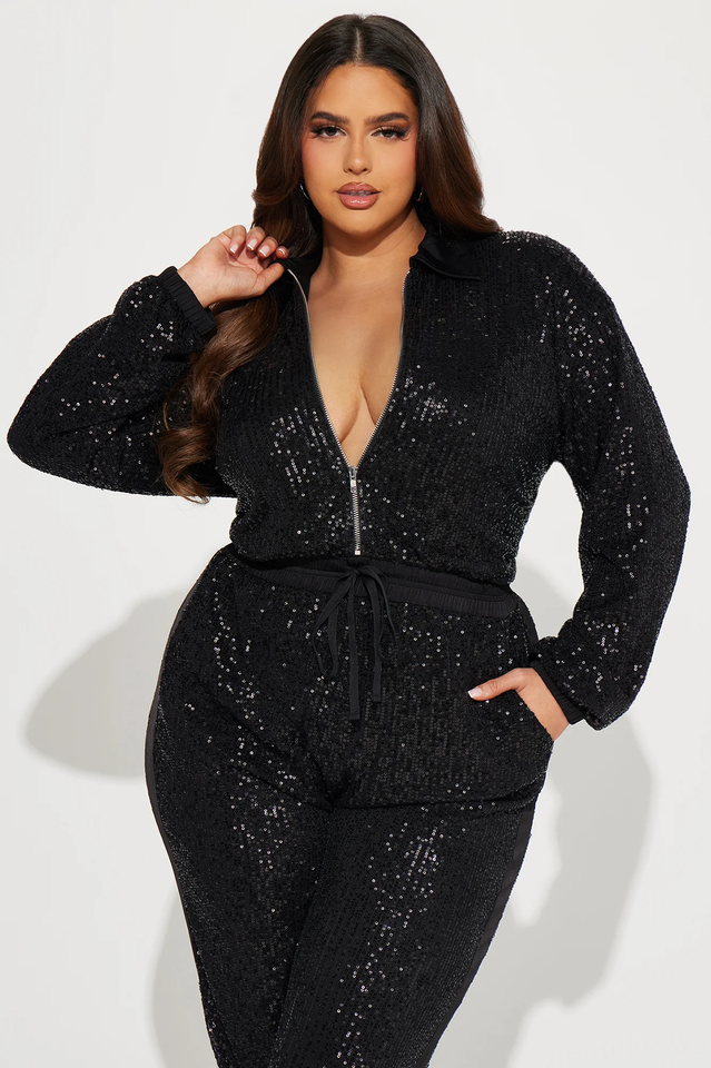 Only Your Sparkle Sequin Jumpsuit