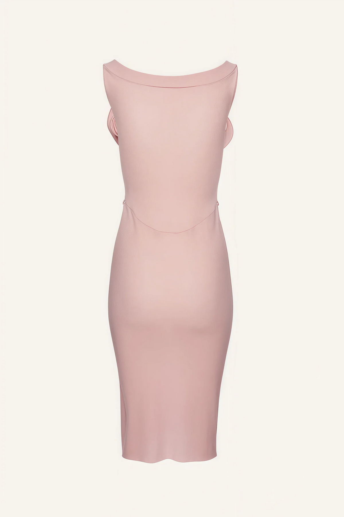 Bustier 3D Floral Midi Dress - View 5