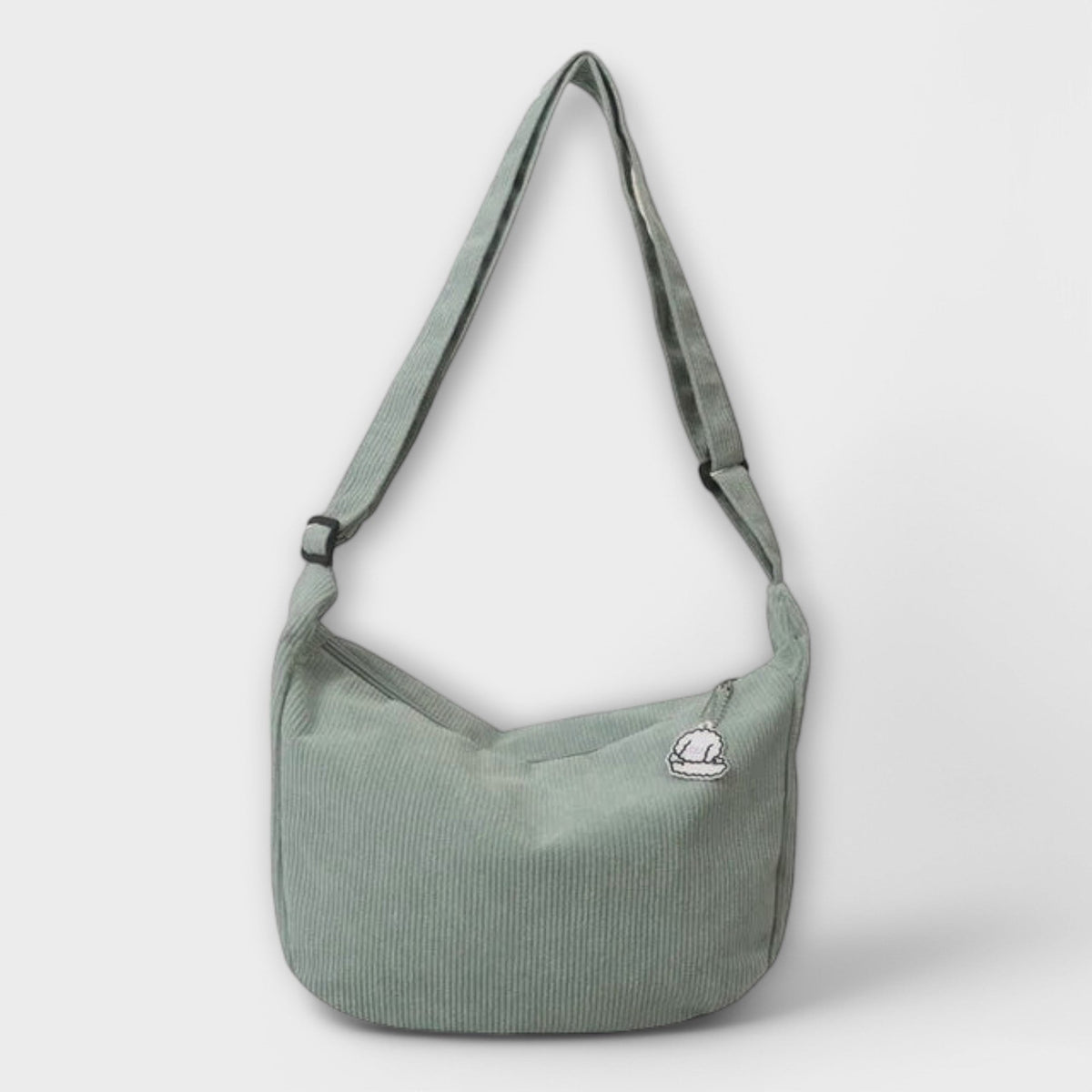Corduroy Adjustable Strap Crossbody Bag