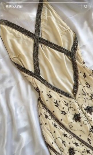 Luxury Champagne Mermaid Beaded Long Prom Dress Evening Dress cc1959