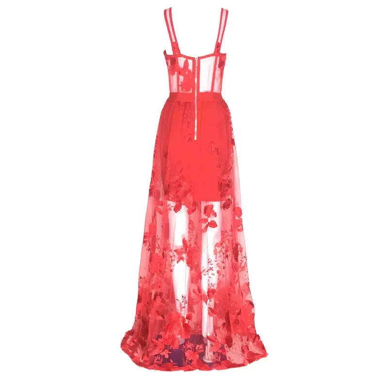 Backless Lace Dress