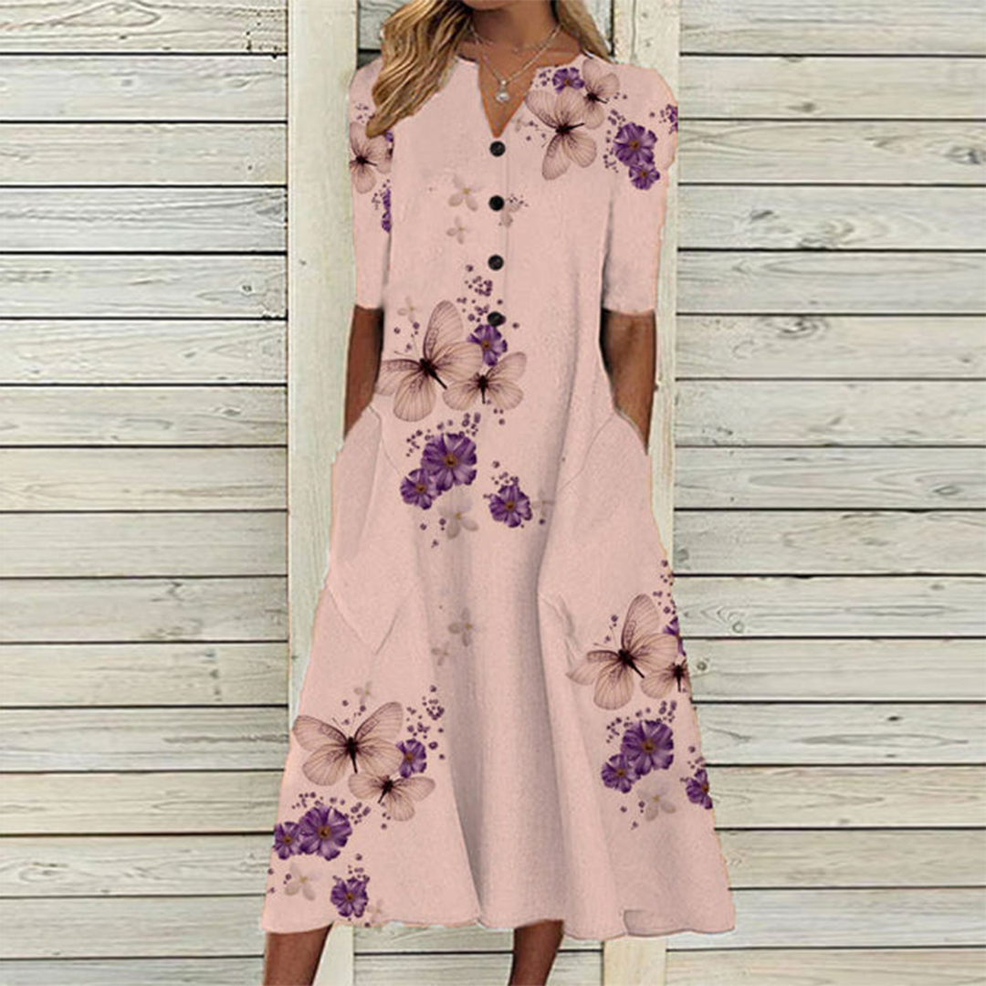 Luzmila Chic and Relaxed Dress for Women Casual Daywear