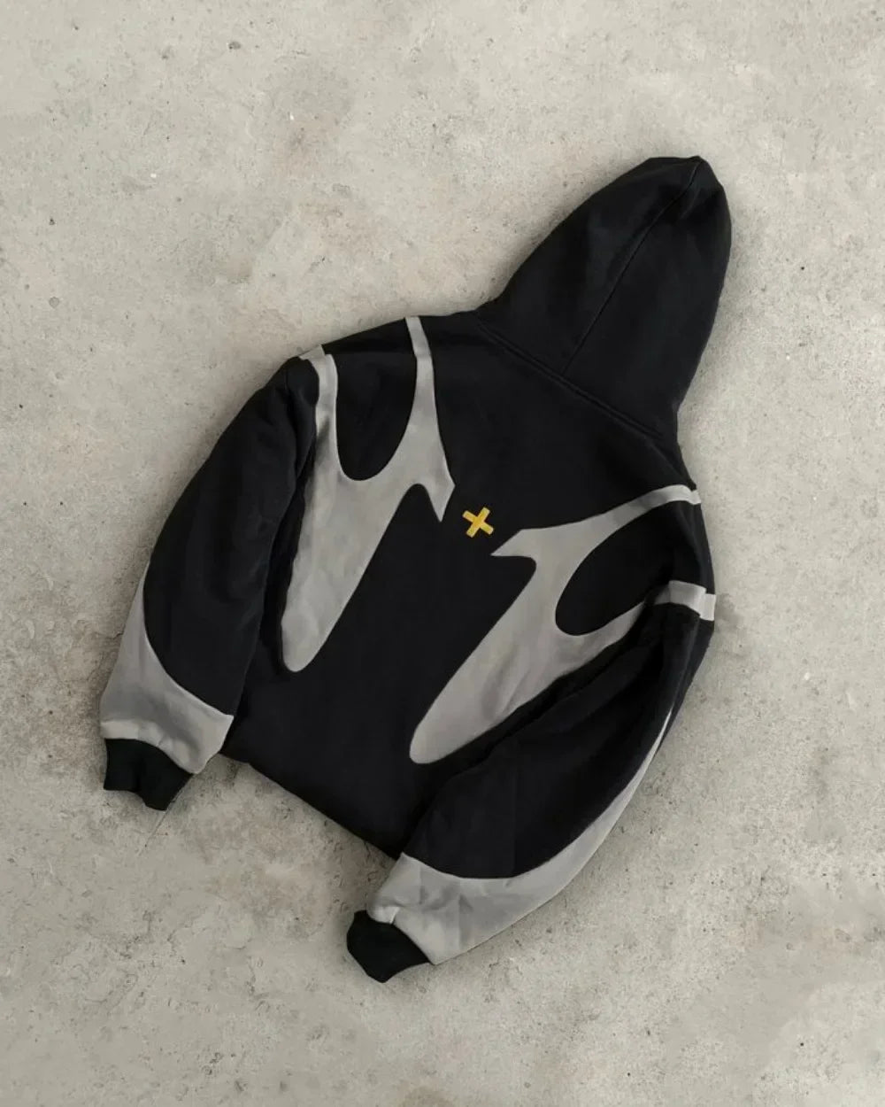 Bold Slogan Letter Print Zip Up Cropped Hoodie 5
