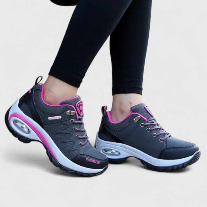 Lace Up Mesh Chunky Platform Sneakers