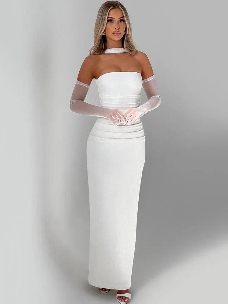 NELI MAXI DRESS White