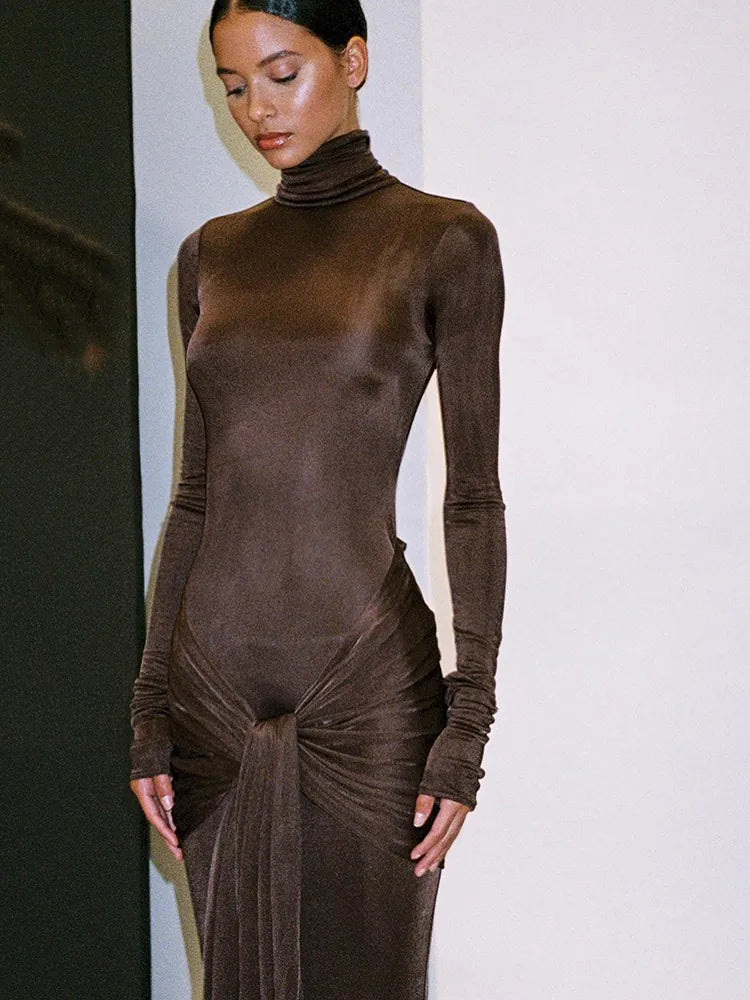 KIM MAXI DRESS Coffee