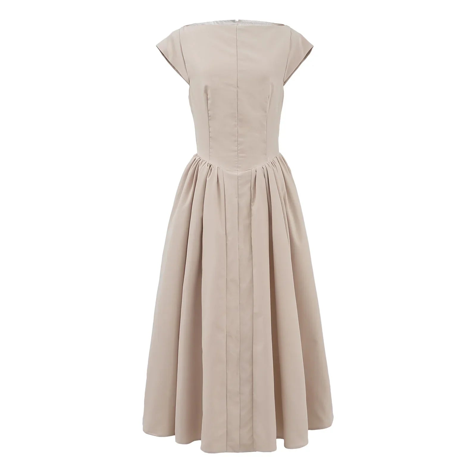MIRKA MIDI DRESS Apricot