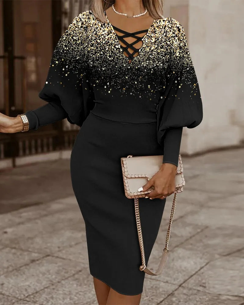 Luisa Graceful Midi Dress Dress with Urban Everyday Styling