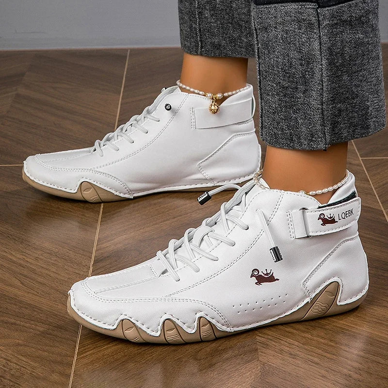 Suede Look Lace Up Low Top Sneakers 6