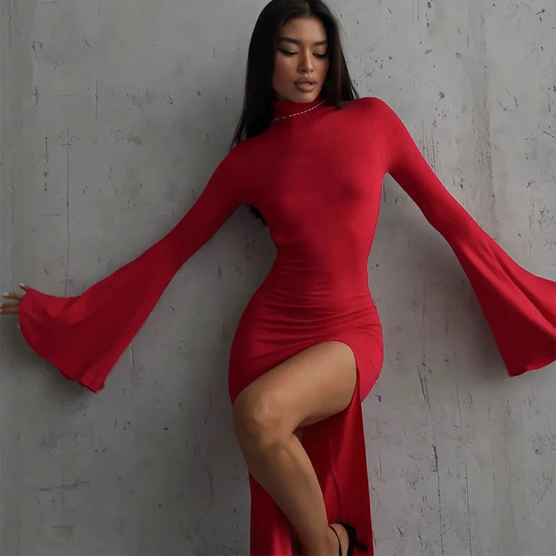 ELANA MAXI DRESS Red