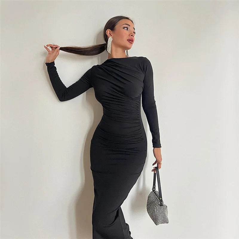 SENA MAXI DRESS Black