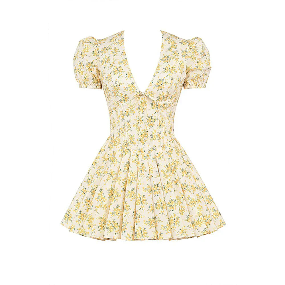 AGATHA MINI DRESS Yellow