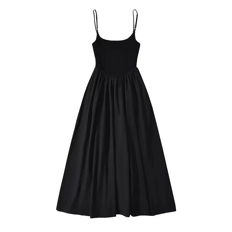 JAELYN MIDI DRESS Black