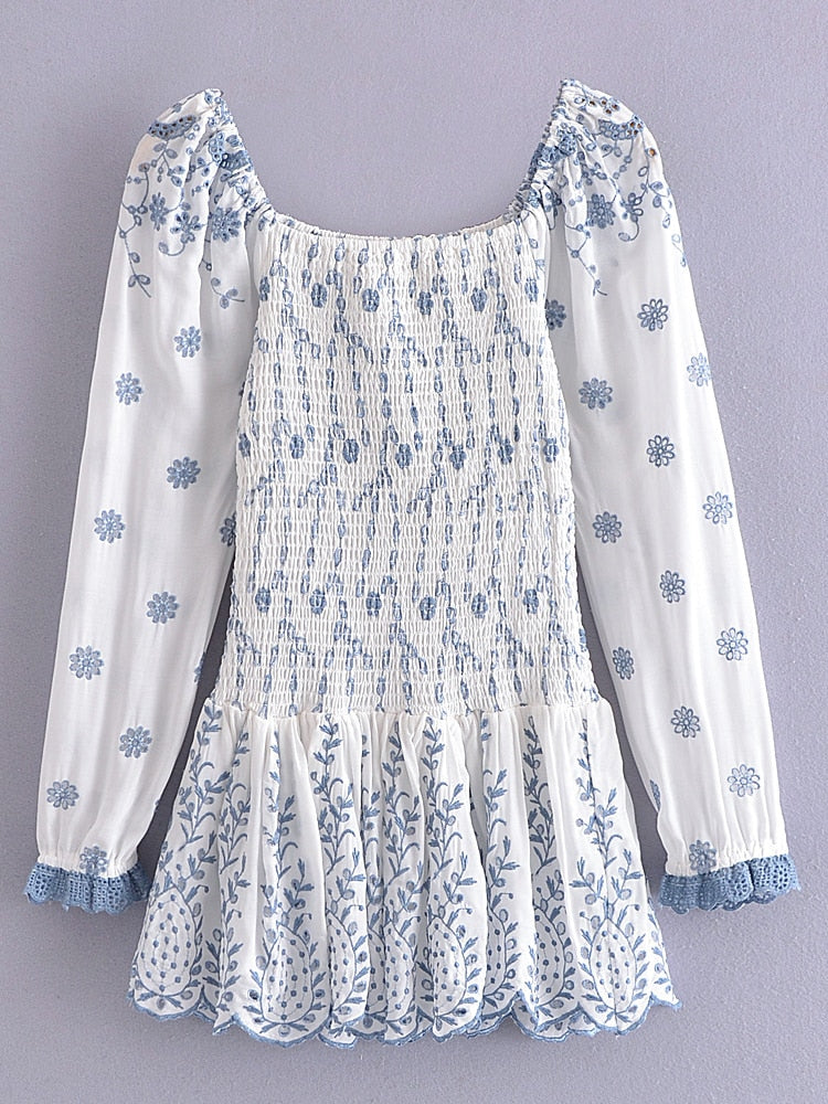 STEFANI MINI DRESS Blue