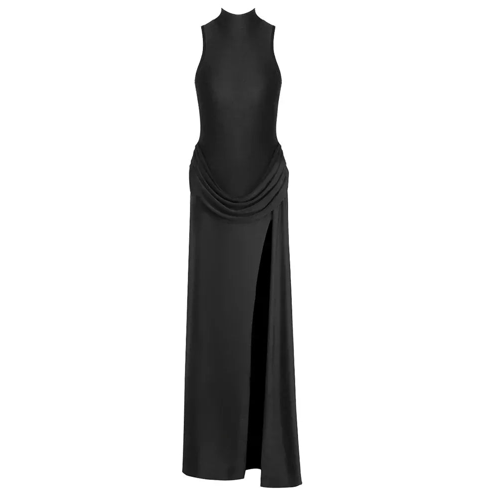 AMALFI MAXI DRESS Black
