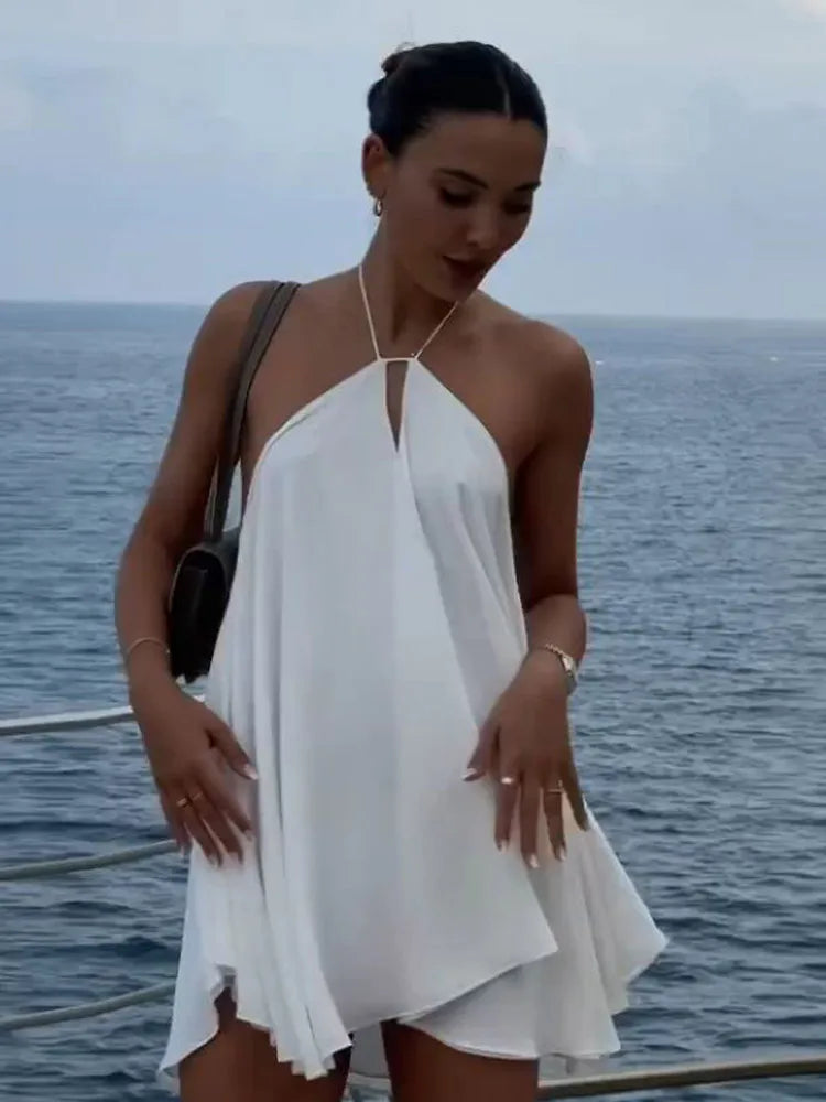 VIOLI MINI DRESS White