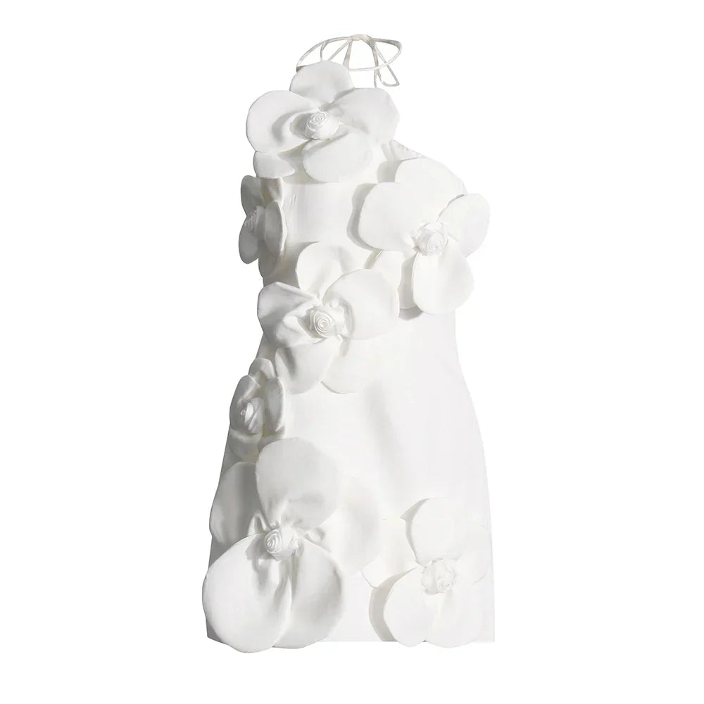 AURORA MINI DRESS White