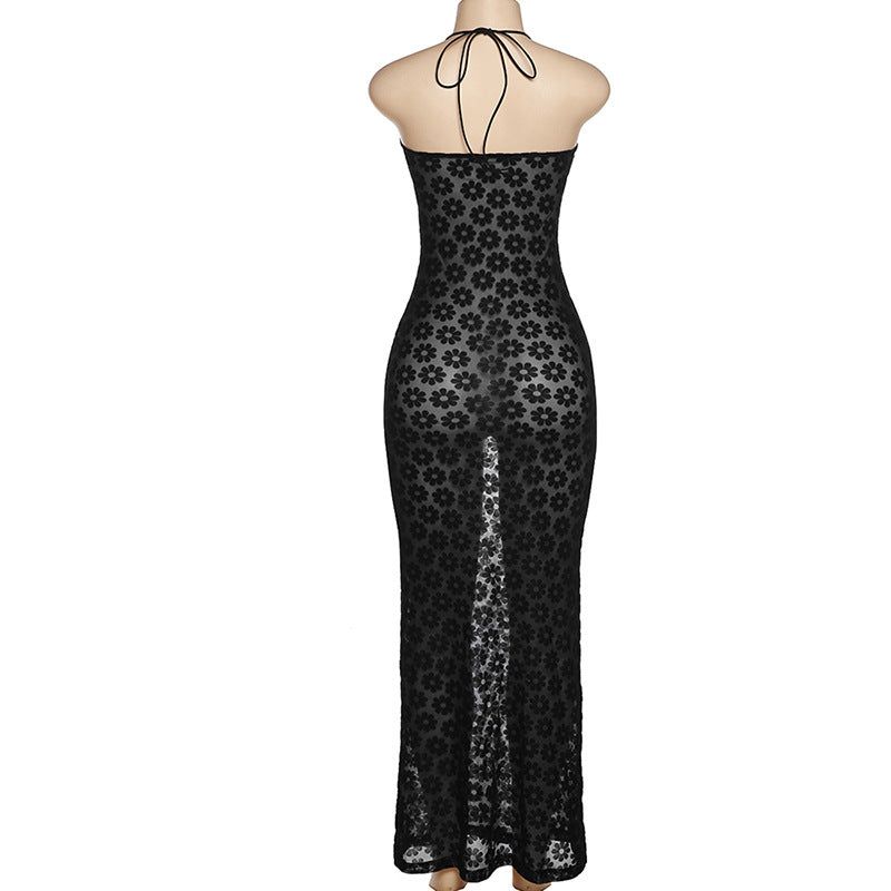 Make My Night Mesh Daisy Printed Maxi Dress 8