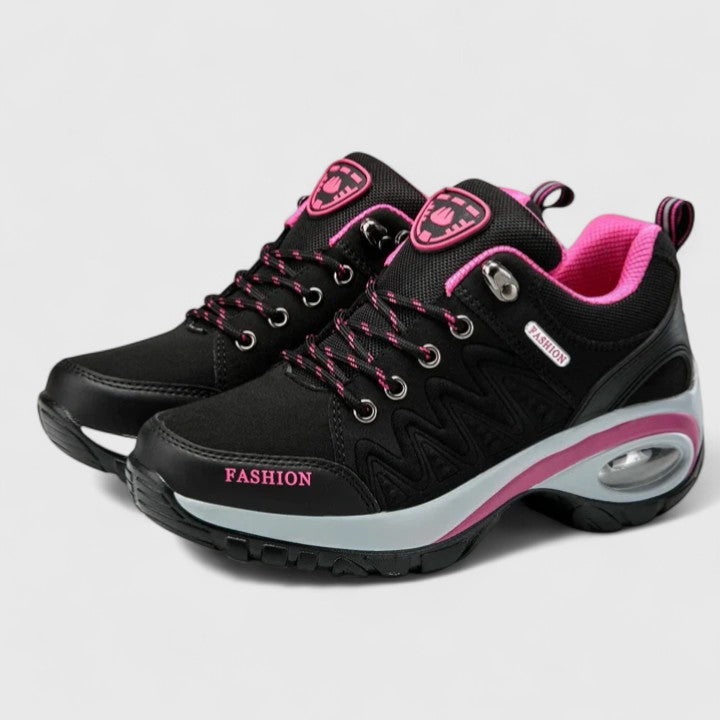 Lace Up Mesh Chunky Platform Sneakers