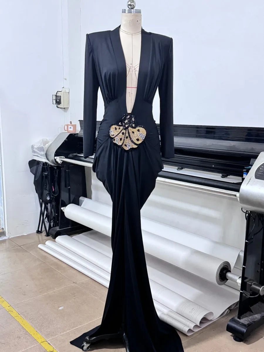 Embellished Strapless Bodycon Mini Dress
