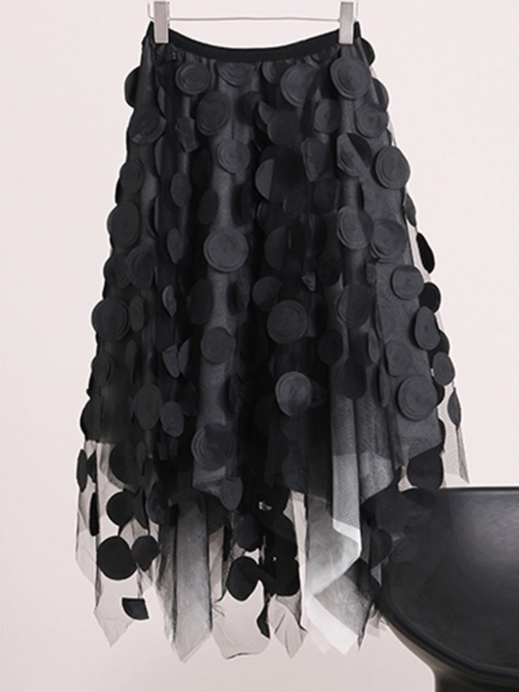 A Diamond Mind Midi Skirt