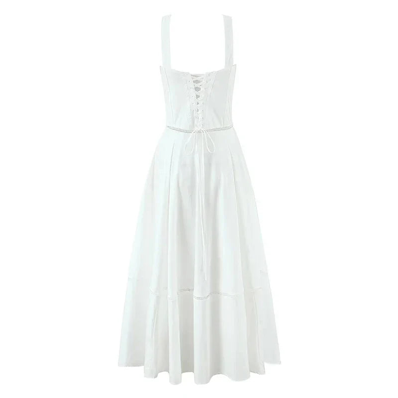LAZA LACE UP DRESS