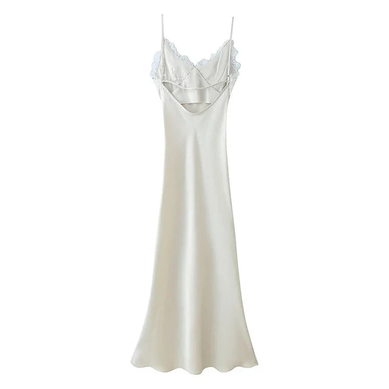 VELI SATIN MAXI DRESS
