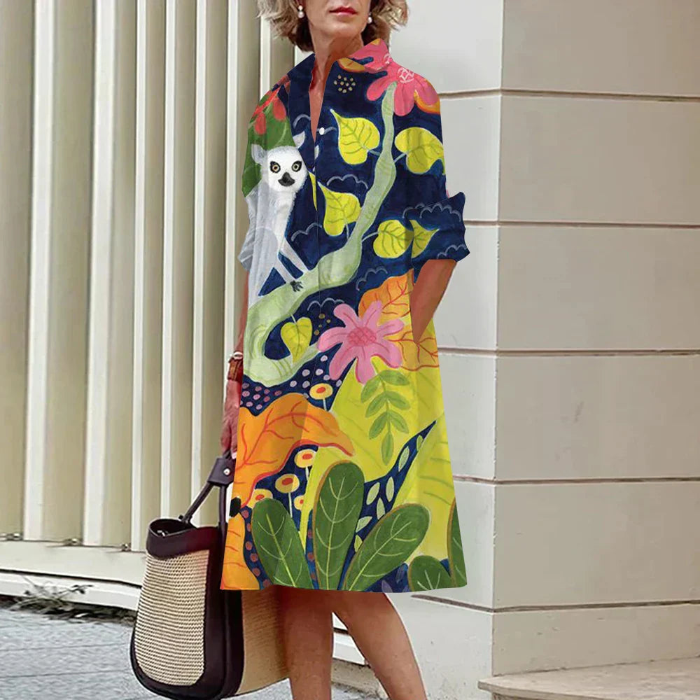 Magaly Modern And Versatile Dress with Vintage Inspired Everyday Styling