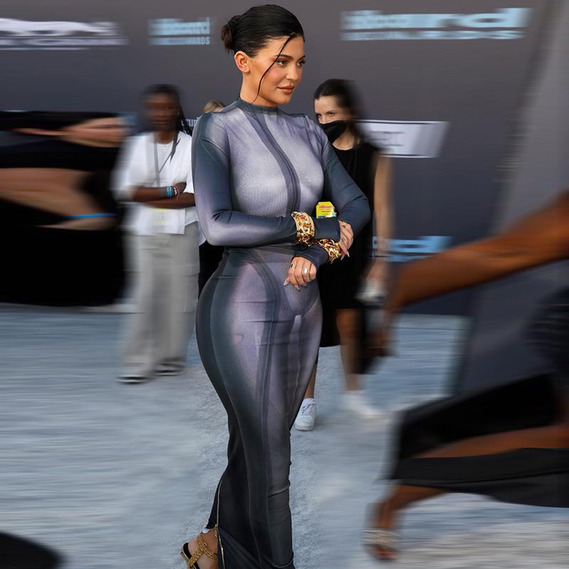 A Clock Ticks Long Dress