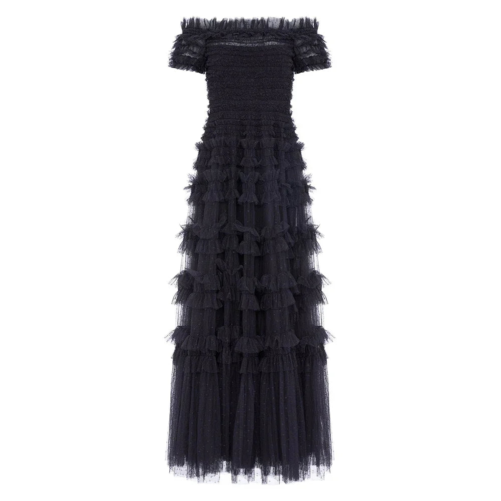 ERNA MAXI DRESS Black