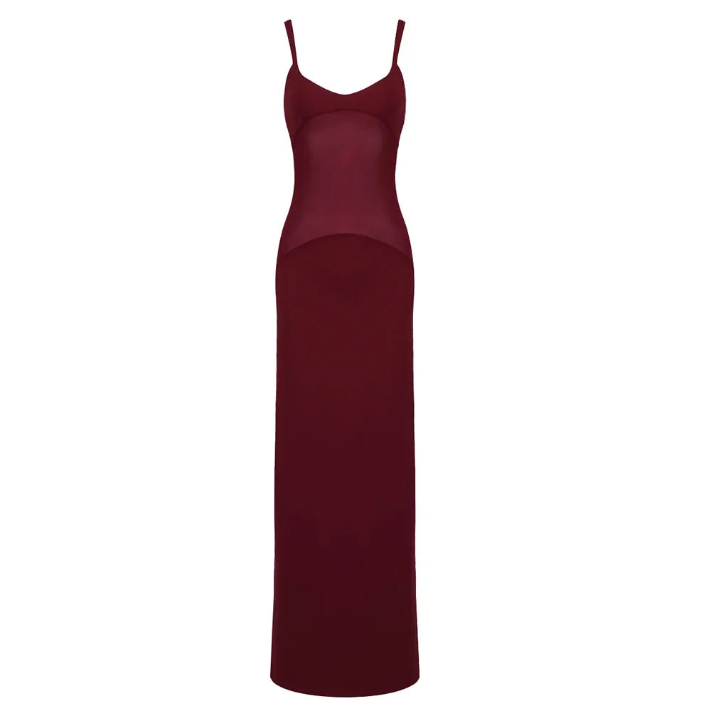 ALANA MAXI DRESS Claret