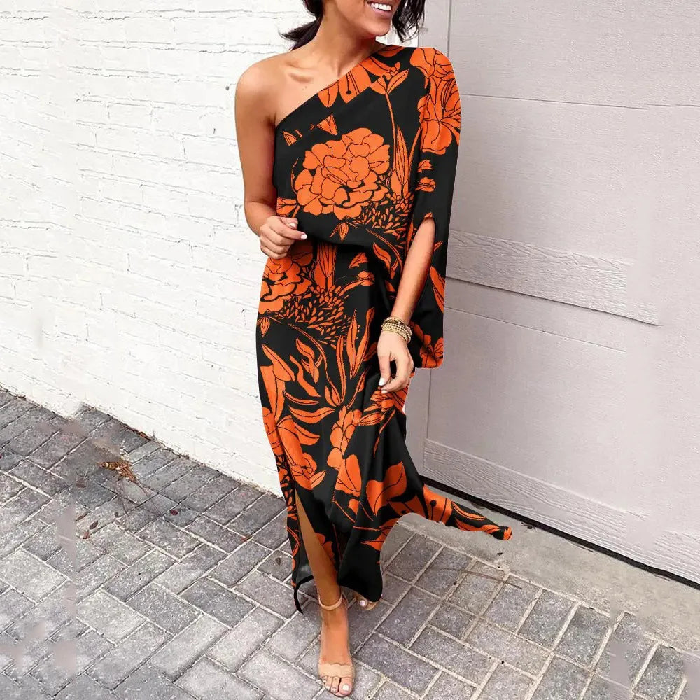 Emma Effortless Diagonal Shoulder Dresses Statement Occasion Edit