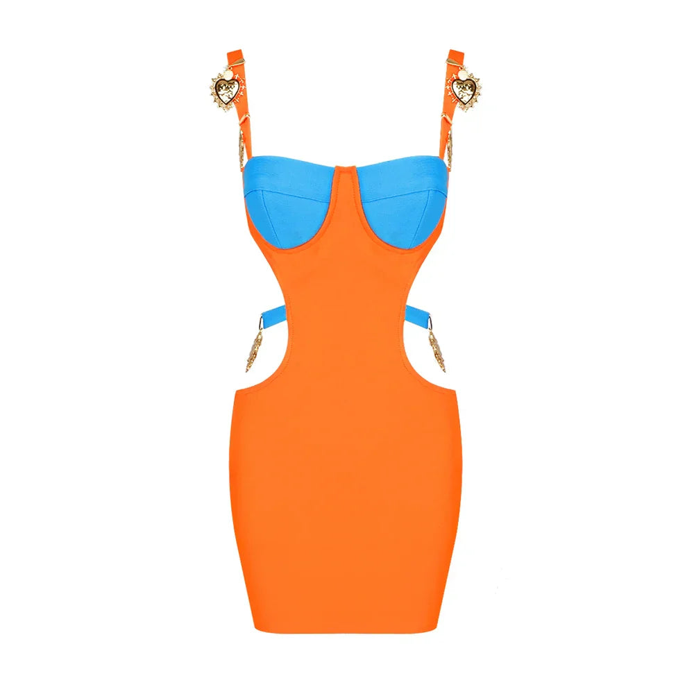 MAIANA MINI DRESS Orange