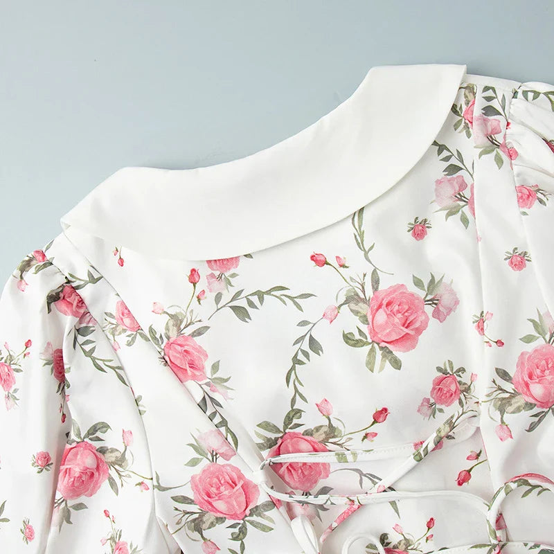 AYLIN FLORAL MINI DRESS