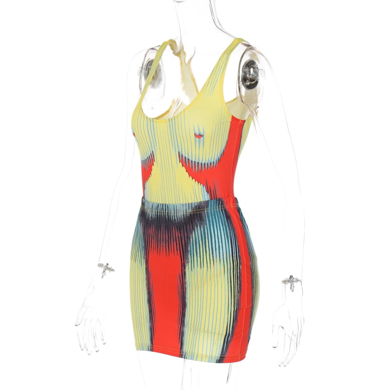 A Dazzling Haze Skirt Set