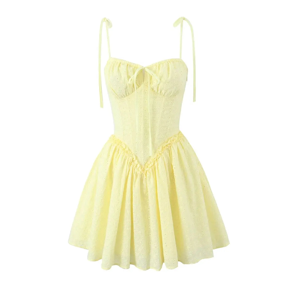ANGELINA MINI DRESS Yellow