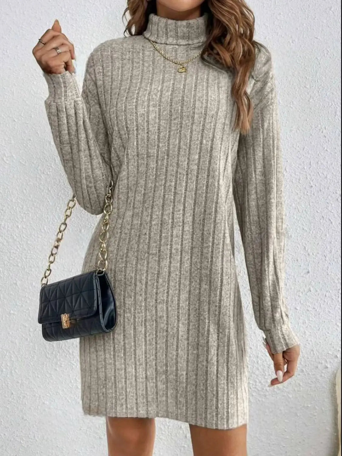 Sandra Chic Knitted Dress Premium Wardrobe Essential