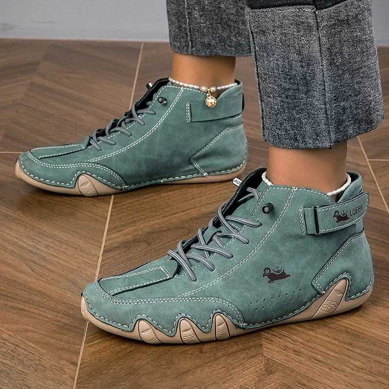 Suede Look Lace Up Low Top Sneakers 2
