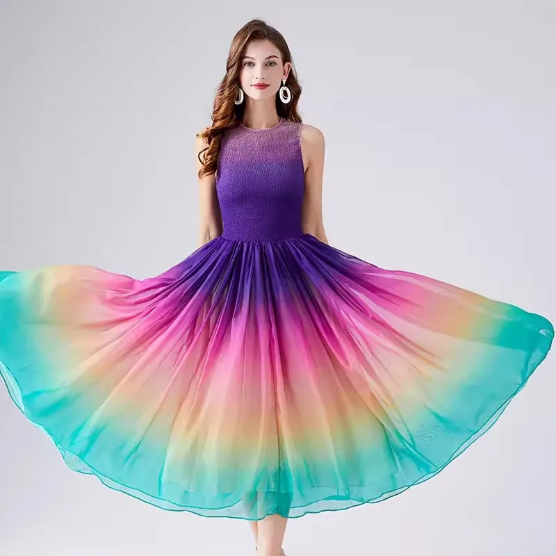 Golden Hour Harmony Midi Dress