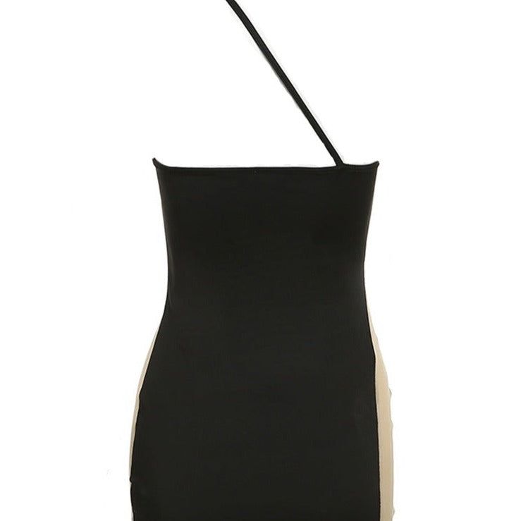 Mermaid Asymmetric Cut Out Mesh Mini Dress 14