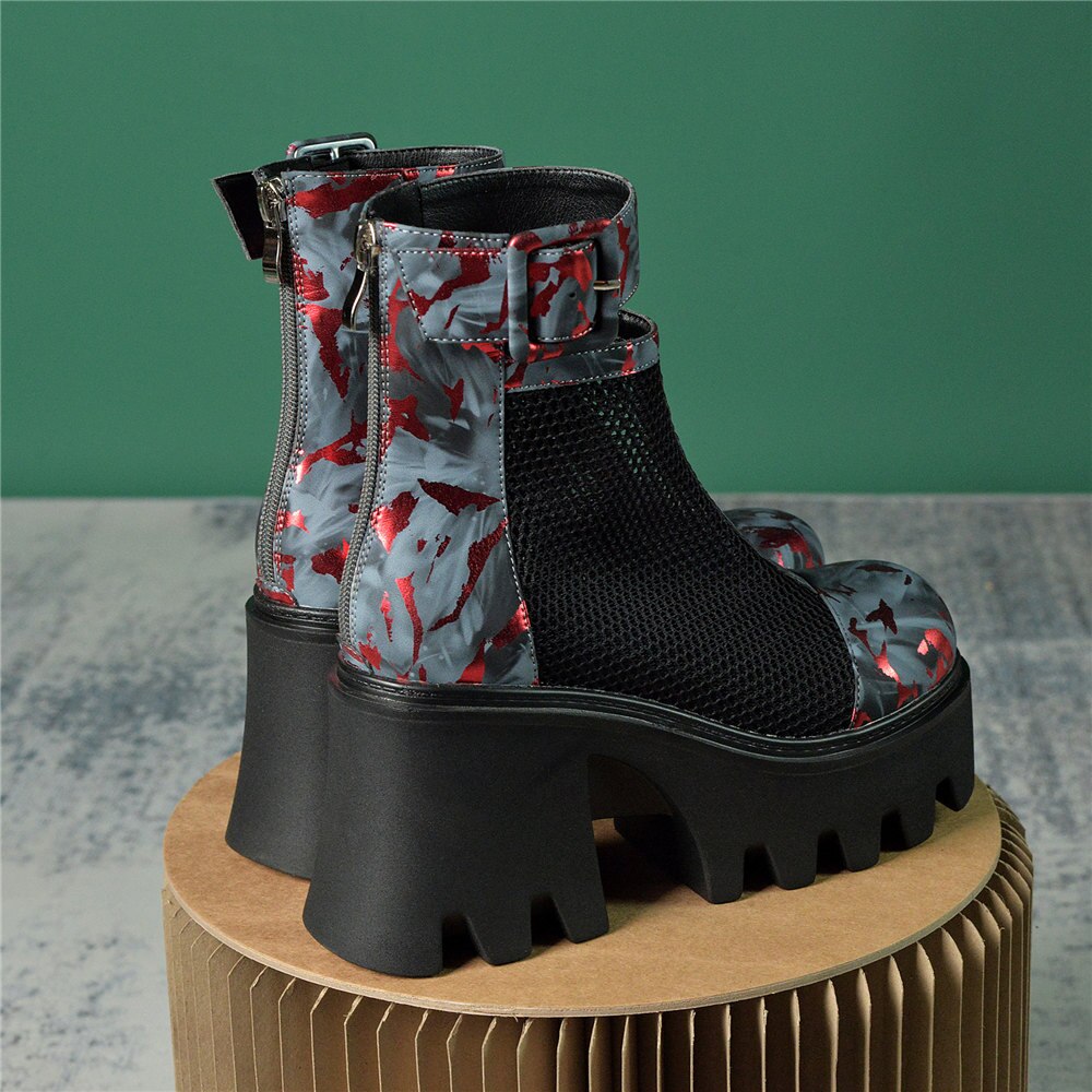 A Heaviness In My Head Ankle Boots